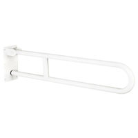 Аксессуар для ванной Bisk 04786 Bara de aparare pliabila p/u persoane cu dizabilitati PRO 700mm, 25mm, inox, alb