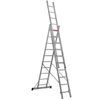 Лестница Cagsan TS190 трехсакционная, 3x8 ст, H=6.9m, макс.нагрузка150kg