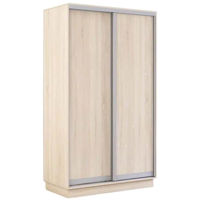 Dulap Mobildor-Lux Fox uși glisante din PAL (120x60x210H cm) Sonoma