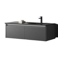 Шкаф под умывальник Orka Lisbon 90 Black (90x50TZG)