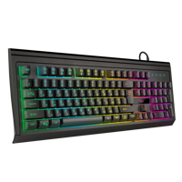 Gaming Keyboard SVEN KB-G8400, 12 Fn keys, Macro, RGB, Braided cable, 1.8m, Black, USB