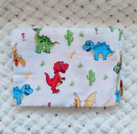 Pelincuța din muslin Pampy 100*80 cm Dino