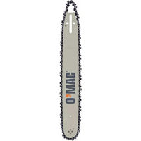 Accesoriu pentru fierăstrăie O'MAC Șină de ghidare și lanț pentru ferăstrău cu lanț 28D 325-1.5