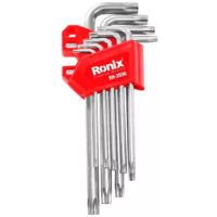 Набор ручных инструментов Ronix RH-2036 chei stelate Torx T10-T50 9 buc. lungi