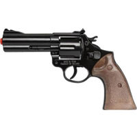 Игрушечное оружие Gonher 3127/6 Revolver Politie negru (12 gloante), 61608