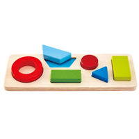 Головоломка Hape E1615 Puzzle tactil Forme geometrice