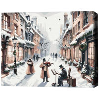 Картина по номерам BrushMe BS53840FC 40х50cm (fără cutie) Melodia de Crăciun