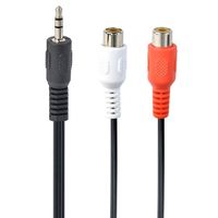 CCA-406 3.5mm stereo plug to 2 x phono sockets 0.2 meter cable, Cablexpert