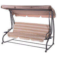 Mobilier pentru grădină Villager Crete alb-bej (35447)