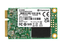 .mSATA SSD  512GB Transcend  "TS256GMSA230S" [R/W:550/400MB/s, 55/70K IOPS, SM2258H, 3D TLC]