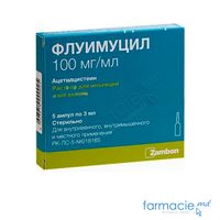 Fluimucil sol. inj. 100 mg/ml 3 ml N5