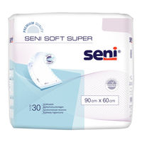 Впитывающие пеленки для постели Seni Super Soft, 90x60 см, 30 шт.