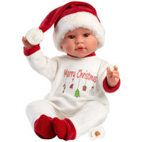 Кукла Llorens 74501 Leo Sonrisas Pijama Merry Christmas 45см