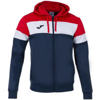 Одежда для спорта Joma Crew IV Hoodie Jacket Dark Navy-Red (S) 101537.336