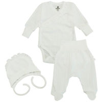 Детская одежда Minikin 242021862 Комплект для особых случаев р-р62, молочный, девочка