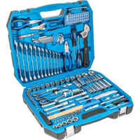 Набор ручных инструментов Hoegert Set de capete tubulare si accesorii 1/2,3/8,1/4 131 buc HT1R439