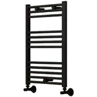 Uscător de prosoape Radiva Haiti 500x800 mm Flat (negru mat)