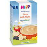Hipp terci din porumb cu lapte și fructe, 6 + luni, 250 g