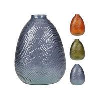 Ваза Holland 50912 стеклянная Corbel H22сm, D16cm цветная