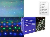 Luminite de Craciun "Plasa-trapezoidala" 225LED multicolore, 1.5X1.4X2m