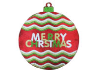 Decorat suspendabil "Glob Merry Christmas" 40cm