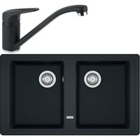 Мойка кухонная со смесителем Franke 114.0660.114 BFG 620 + Novara Plus Negru