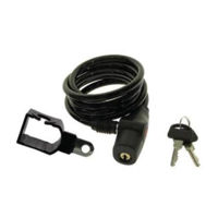 Аксессуар для велосипеда M-Wave Sistem antifurt bicicleta 8 C spiral cable lock 1500 X 8 mm black