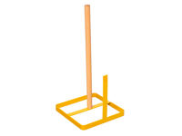 Suport pentru prosoape de hartie Five 30cm, metal galben/lemn