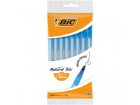 Набор шариковых ручек BIC Round Stic, 8 шт., синие