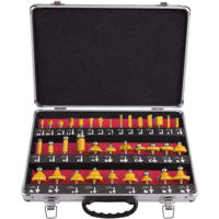 Set de tubulare, bite, duze Hoteche 610103 Set de 35 freze pentru lemn Ø8mm