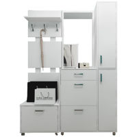 Mobilă pentru antreu Fabrik Home Mirella 1500 frasin alb