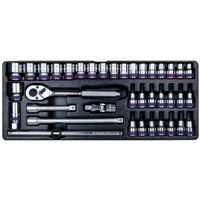 Набор ручных инструментов King Tony 9-4338MR набор 1/2" головок 6 гран. 10-32мм насадок бит принадл. 38 пр.