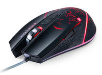 Gaming Mouse Qumo Portal, Optical,1200-3200 dpi, 6 buttons, Soft Touch, 4 color backlight, USB