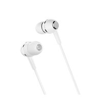 Borofone BM36 white (709707) Acura Universal earphones with mic, Speaker outer diameter 10MM, cable length 1.2m, Microphone, adapted to control Apple and Android