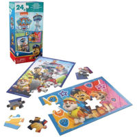 Головоломка Spin Master 6066801 Puzzle Patrula cățelușilor, 2în1 (24 elem.)