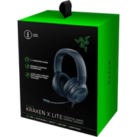 Gaming Headset Razer Kraken X Lite, 40mm drivers, 12-28kHz, 32 Ohm, 109db, 230g, 1.3m, 3.5mm, Black