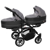 Сărucior pentru copii Babyactive Twinni 2в1 Silver