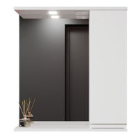 Oglindă baie Bayro Studio 700x750 правый белый мат