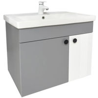 Шкаф под умывальник Mashtab 11874 Lerida cu 2 usi 70cm Gry Mat