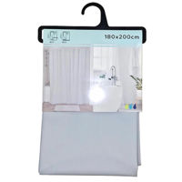 Занавеска для ванной Tendance 56224 Perdea pentru dus 180x200cm, EVA, gri deschis
