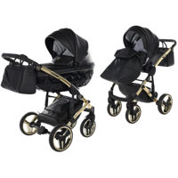 Сărucior pentru copii Junama Fluo Line V3 04 Black