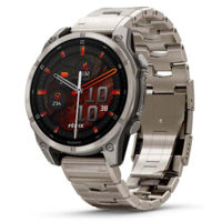 Смарт часы Garmin Fenix 8 – 47 mm, Sapphire, Bare Titanium, Graphite with Titanium Band (010-02904-40)