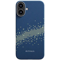 Чехол для смартфона Pitaka Tactile Woven case for iPhone 16 Plus Milky way galaxy (KI1602MYG)