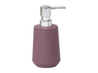 Dozator pentru săpun „Dungi Orizontale” 270ml, violet, plastic