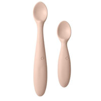 Seturi pentru hrănire bebelușilor BIBS 4330244 Set 2 lingurite Blush