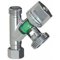 Supapă de închidere Arco 38748 Robinet coltar nichelat, Ø1/2"Fх3/4"Mх1/2"M dublu PN16, Conekta, VITAQ