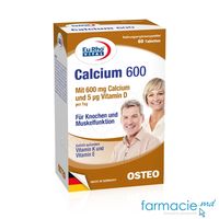 Calciu 600mg+Vit D 5mcg+Vit K, E comp. N60 EuRho Vital