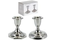 Set candelabre nichelate 2buc, 8.5cm