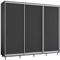 Шкаф Mobildor-Lux Aron uși glisante din PAL (250x60x200H cm) Anthracite
