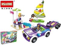 Конструктор HSANHE fashion family-яхта 34X24.5X6cm, 214 дет.